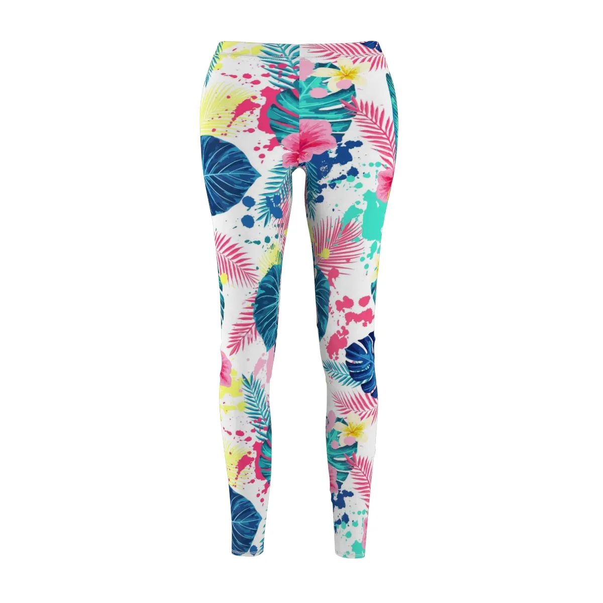 Abstract Palm Leaves Women's Leggings