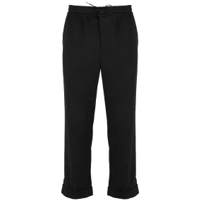 Adidas Y-3 Men's Turn Up Track Pants - Black