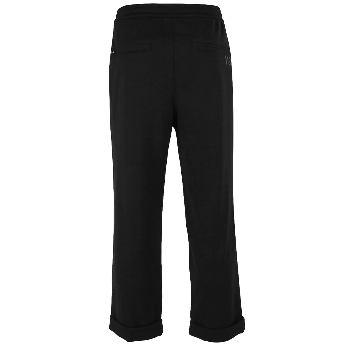 Adidas Y-3 Men's Turn Up Track Pants - Black