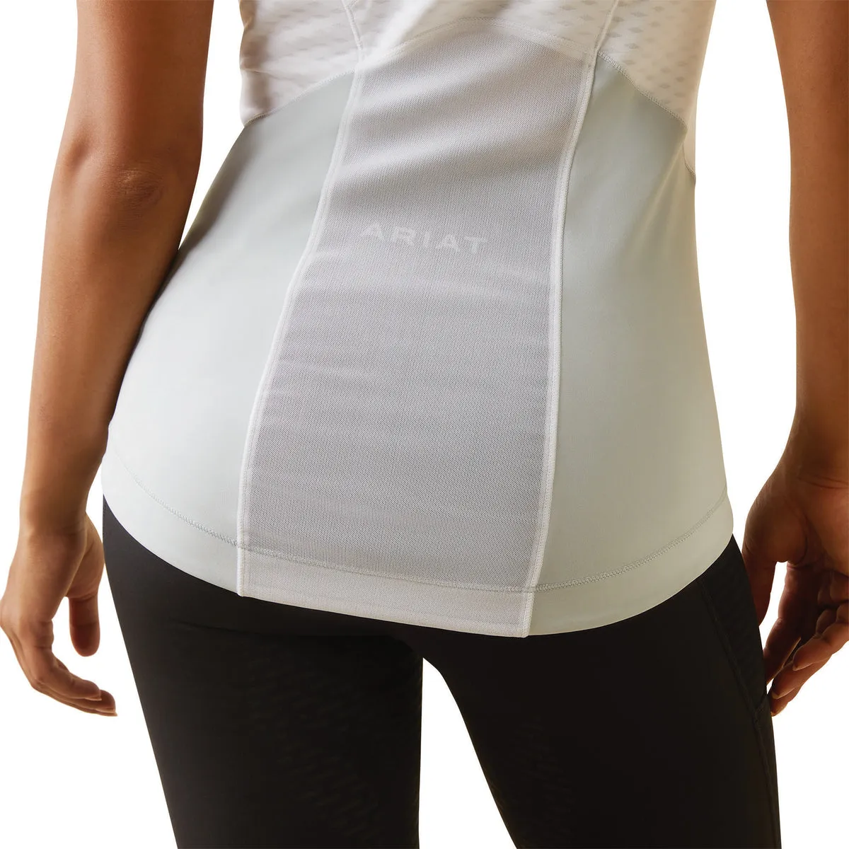 Ariat Womens Ascent 1/4 Zip Short Sleeve Show Shirt - Sale