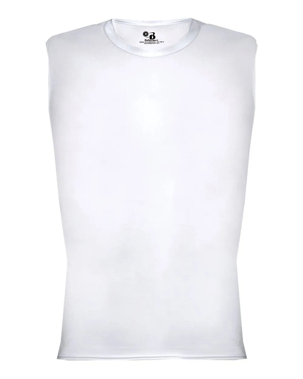 Badger Men's Pro-Compression Sleeveless Crew Shirt