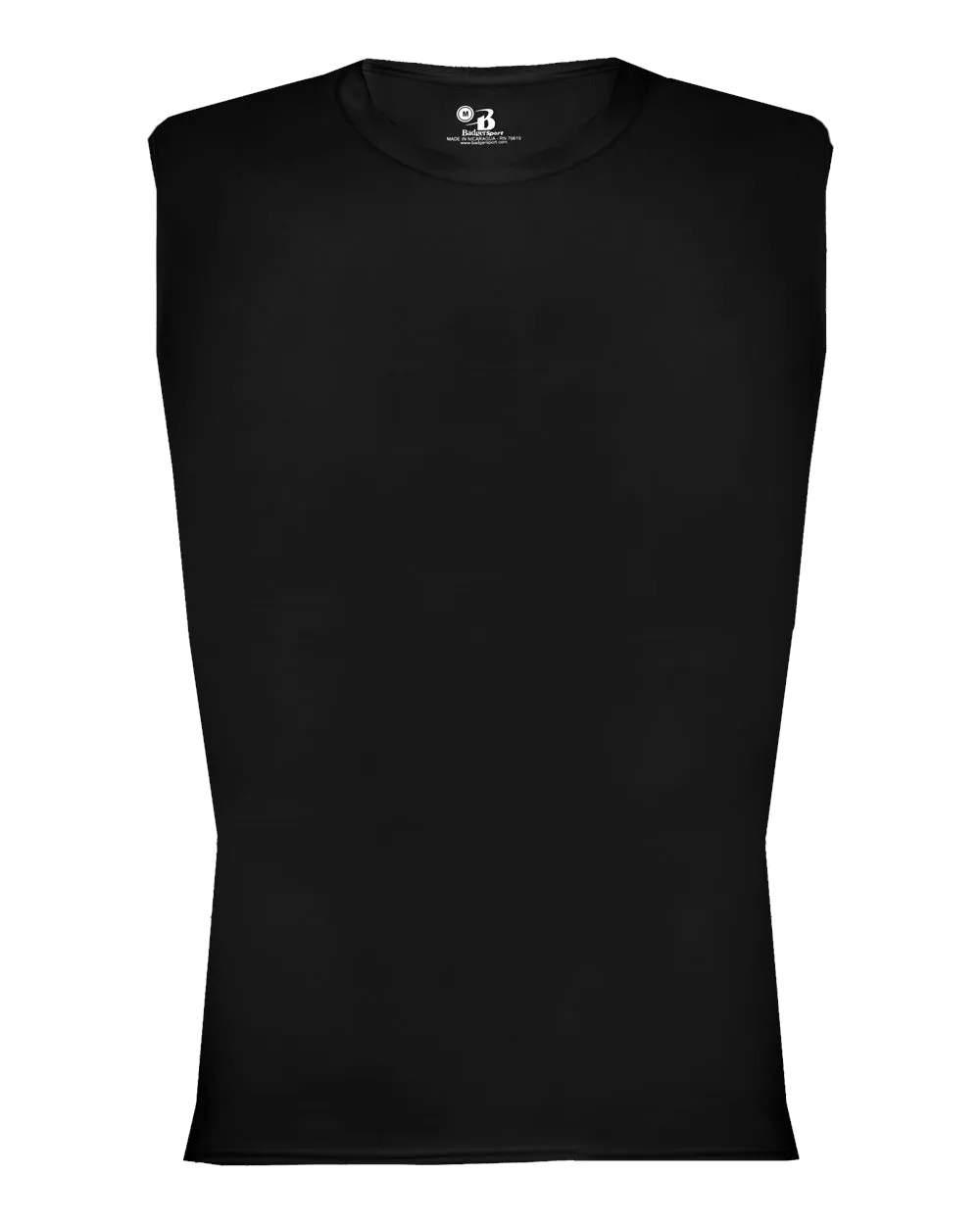 Badger Men's Pro-Compression Sleeveless Crew Shirt
