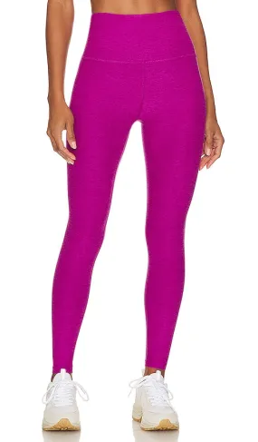 Beyond Yoga Spacedye Caught In The Midi High Waisted Legging in Purple