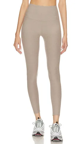 Beyond Yoga Spacedye Caught in The Midi High Waisted Legging in Tan