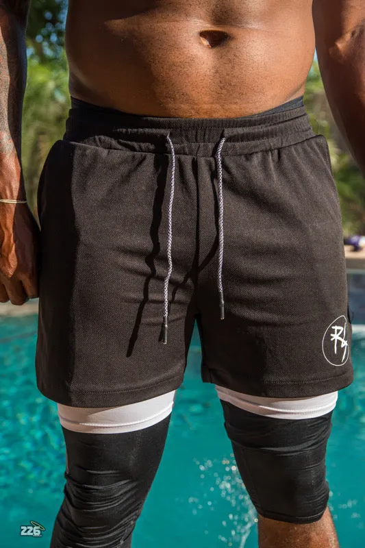 Compression/ Drawstring Shorts