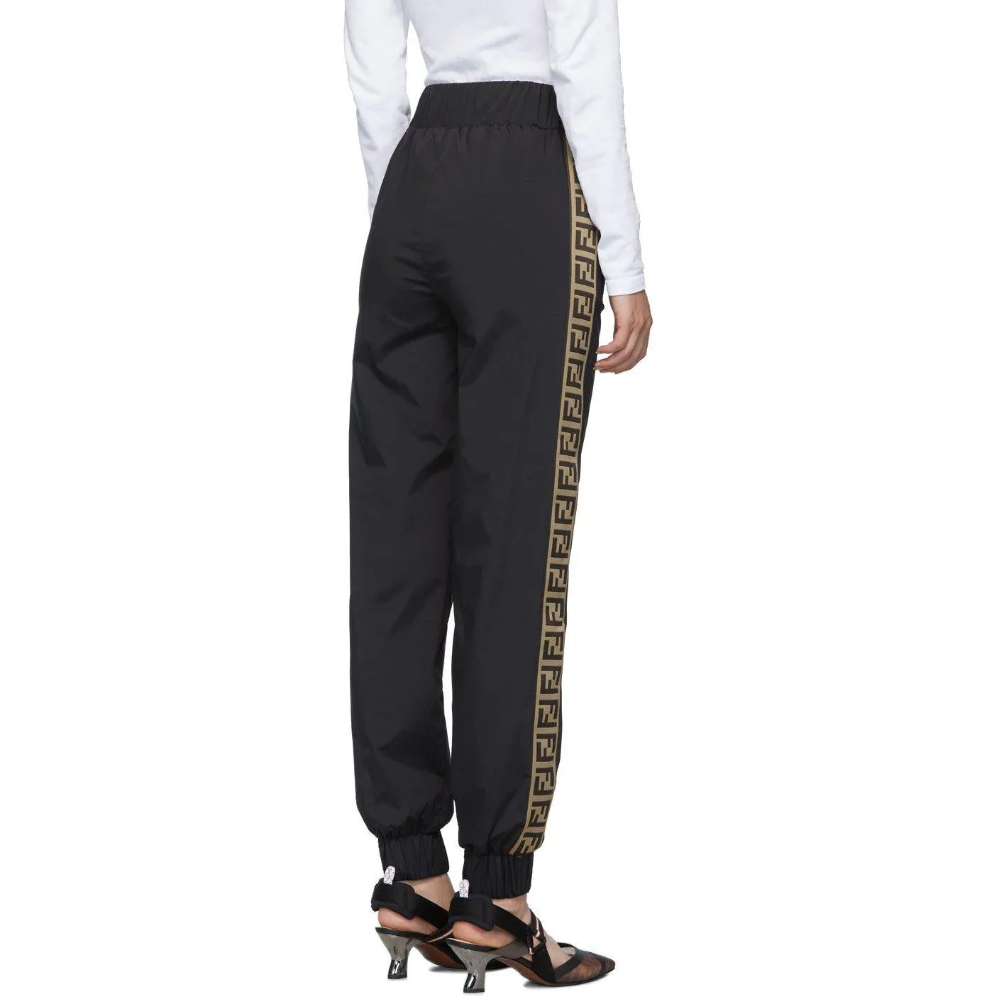 Fendi Black 'Forever Fendi' Track Lounge Pants