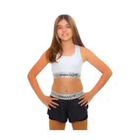 GIRLS' TWO IN ONE BELIEVE SHORT