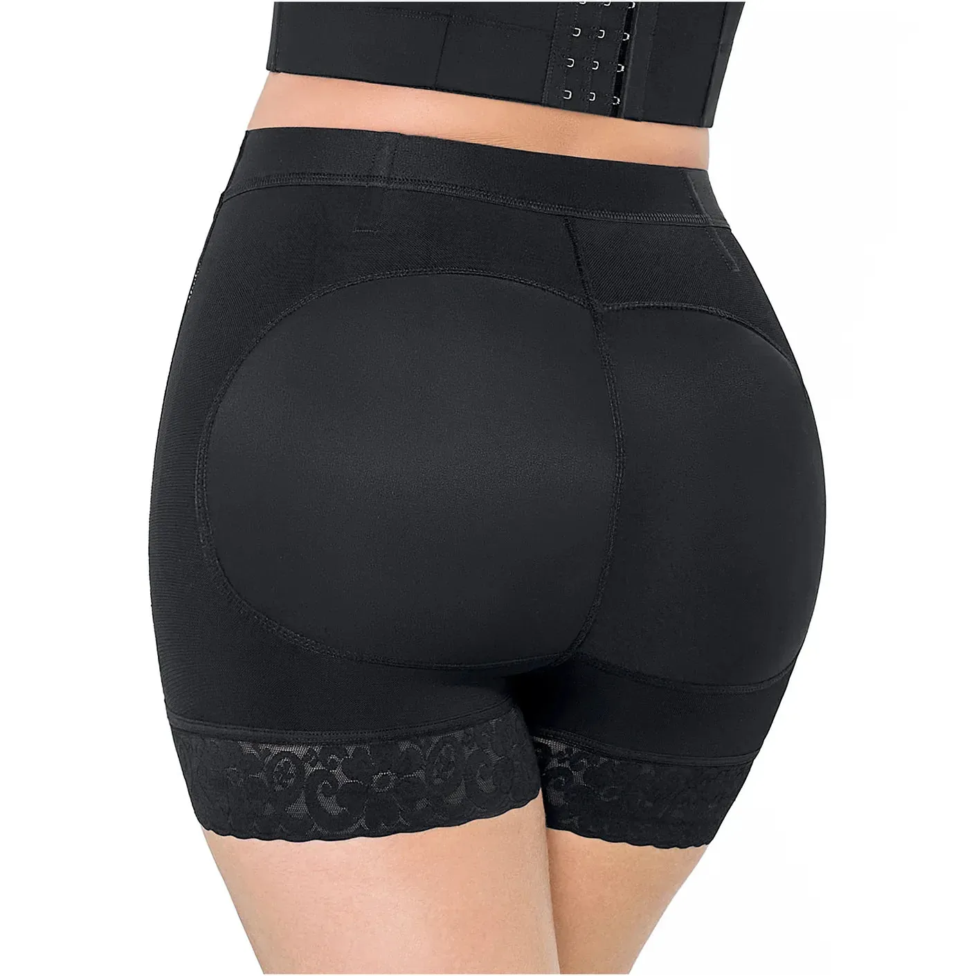 High Waisted Butt Lifter Shaper Shorts High Compression Fajas Colombianas MARIAE SPN0130