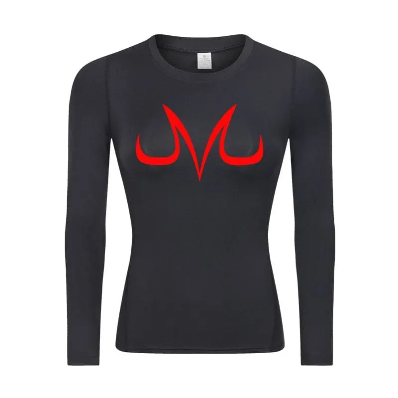 Majin Woman's Long Sleeve Compression Shirt