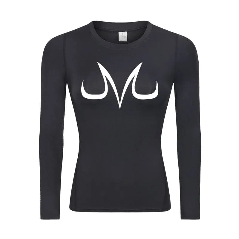 Majin Woman's Long Sleeve Compression Shirt