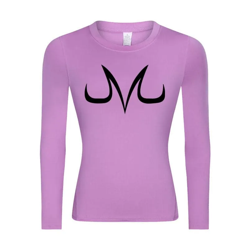 Majin Woman's Long Sleeve Compression Shirt