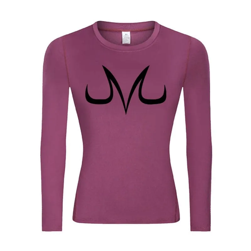 Majin Woman's Long Sleeve Compression Shirt