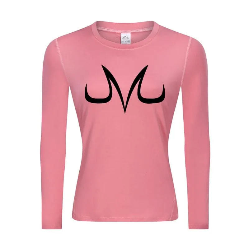 Majin Woman's Long Sleeve Compression Shirt