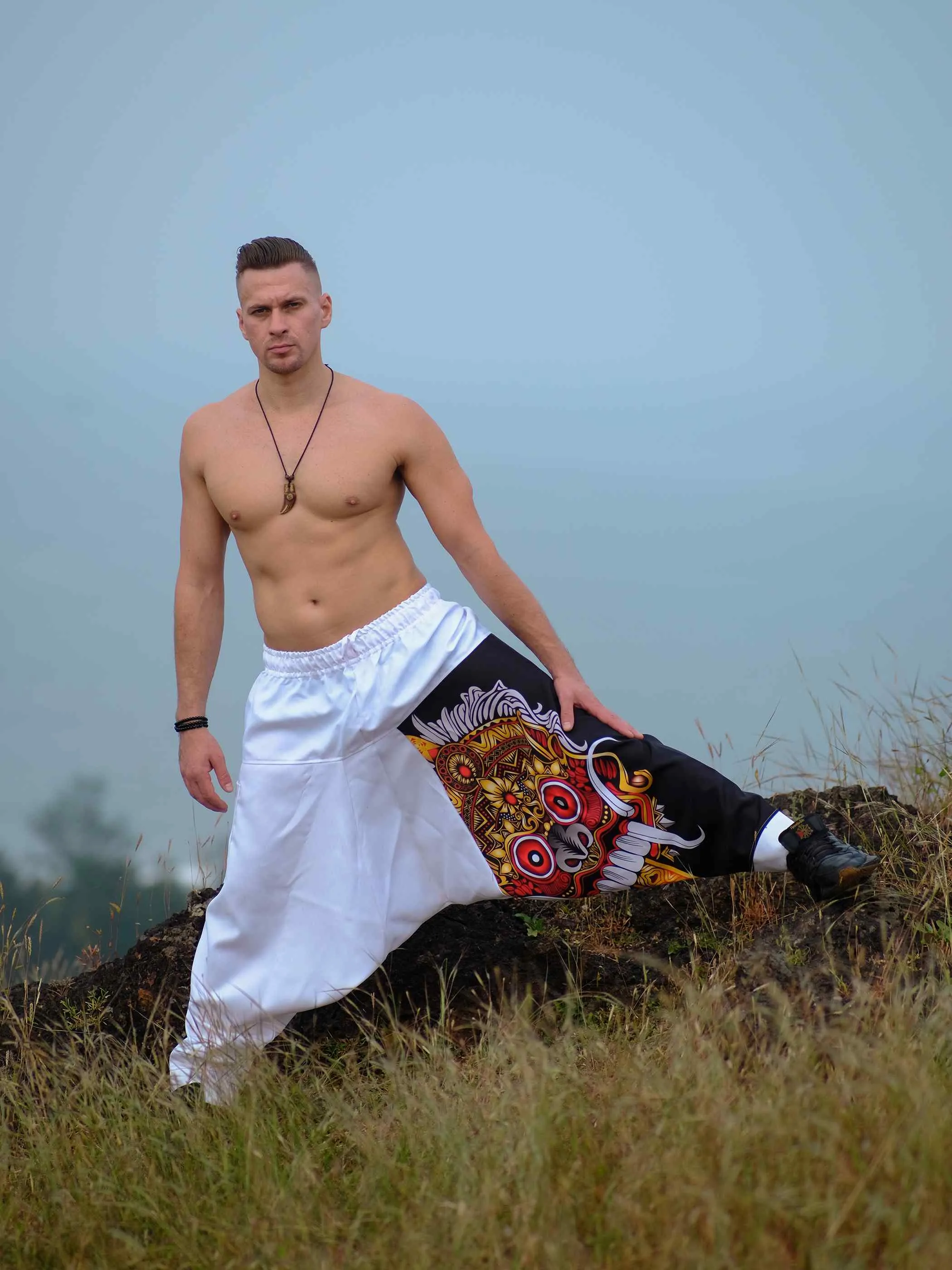 Men's Savage Spirit Travel Genie Pants Bohemian Hippy Harem Pants For Dance Yoga