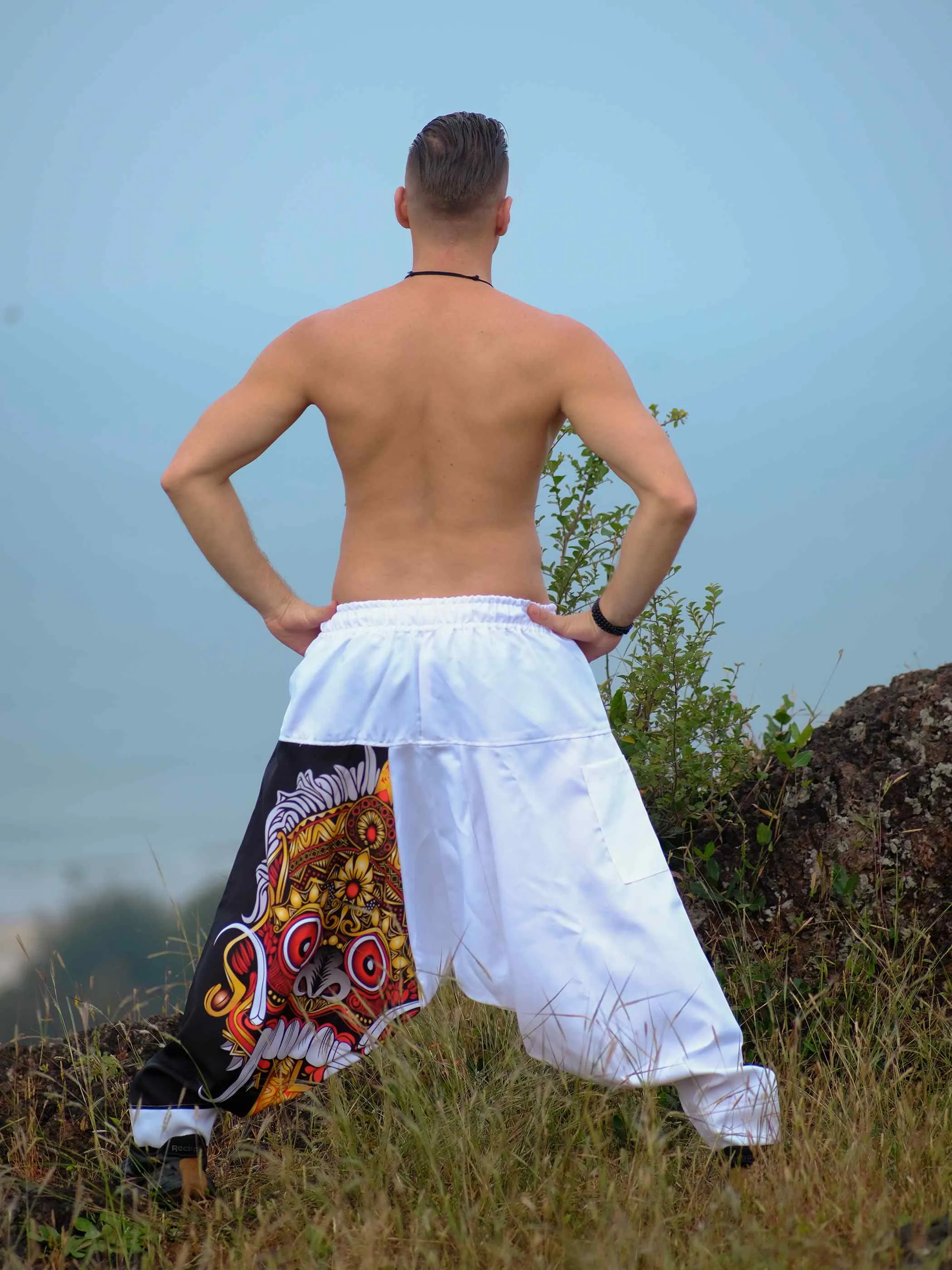 Men's Savage Spirit Travel Genie Pants Bohemian Hippy Harem Pants For Dance Yoga