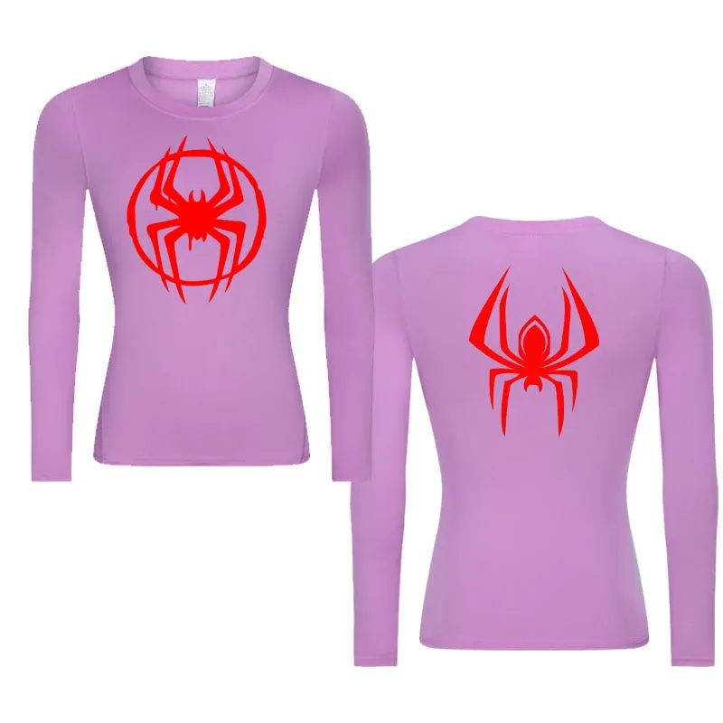 Morales Web Slinging Woman's Long Sleeve Compression Shirt