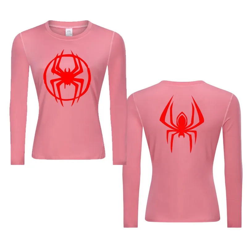 Morales Web Slinging Woman's Long Sleeve Compression Shirt