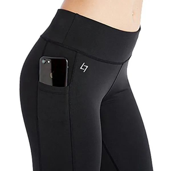 Skinny Yoga Pants With Pockets On Waistband & Sides