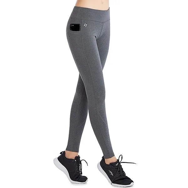 Skinny Yoga Pants With Pockets On Waistband & Sides