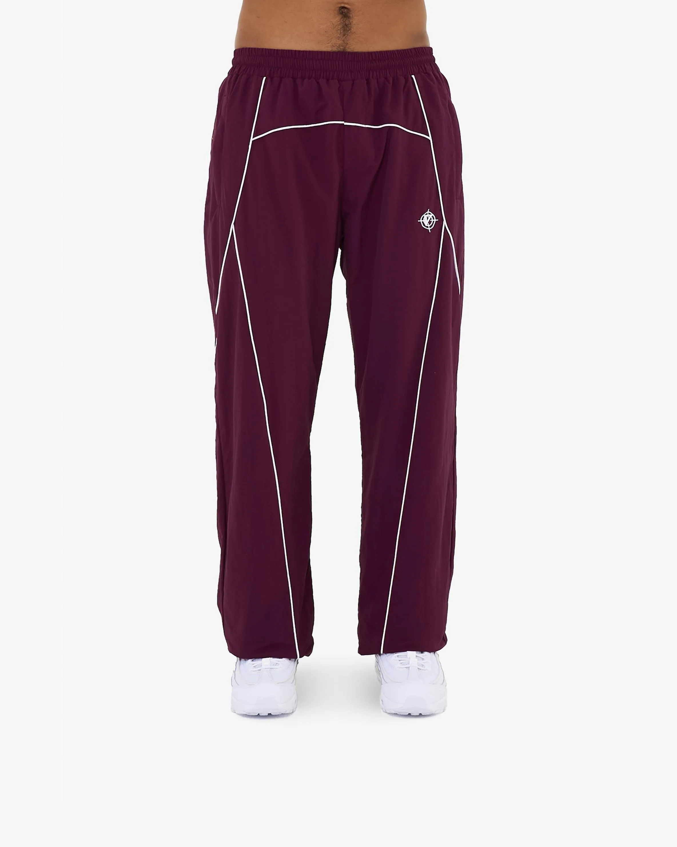 TRACK PANTS BURGUNDY