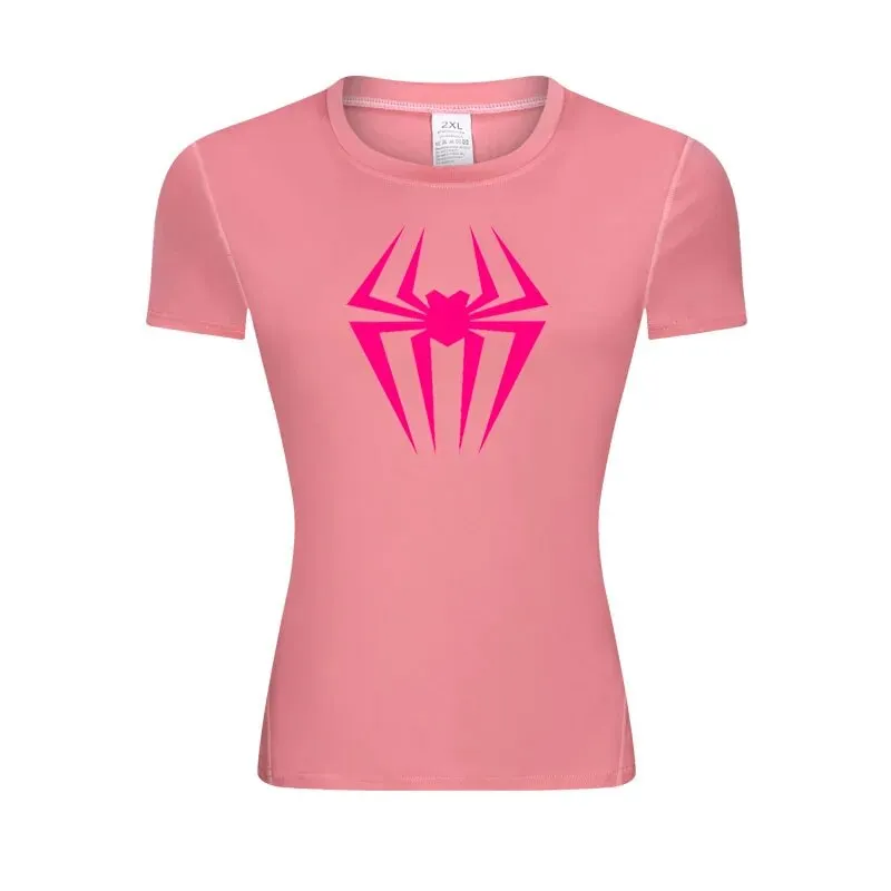 Web-Slinging Gwen Woman's Compression Shirt
