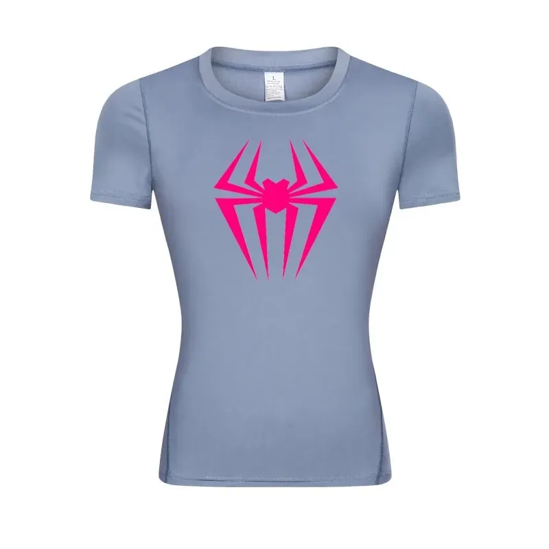 Web-Slinging Gwen Woman's Compression Shirt
