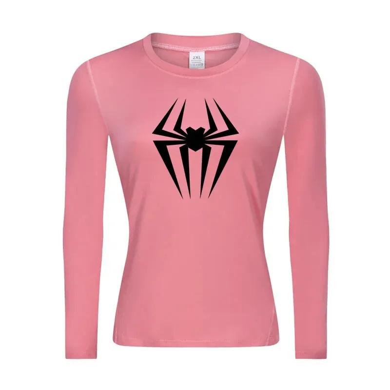 Web-Slinging Gwen Woman's Long Sleeve Compression Shirt